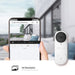 Ezviz DB2 2K Battery-powered Video Doorbell Kit White - Smart Home Group 