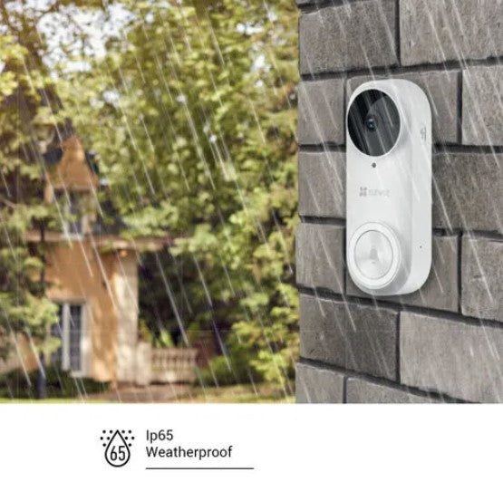 Ezviz DB2 2K Battery-powered Video Doorbell Kit Grey