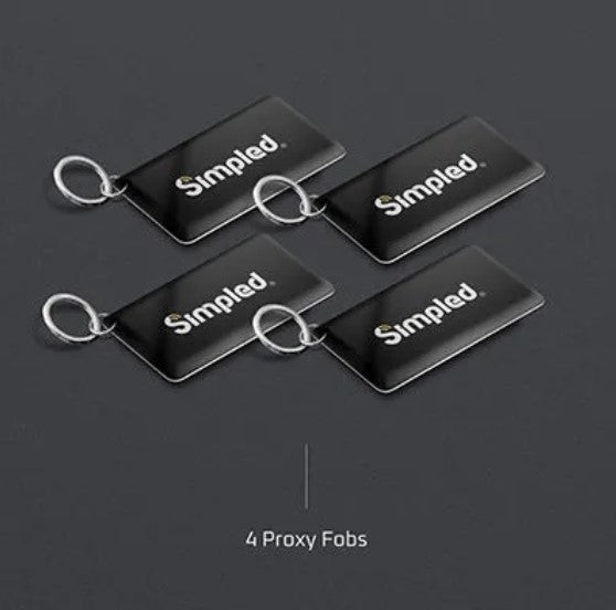 Simpled Proxy Fobs - Pack of 4