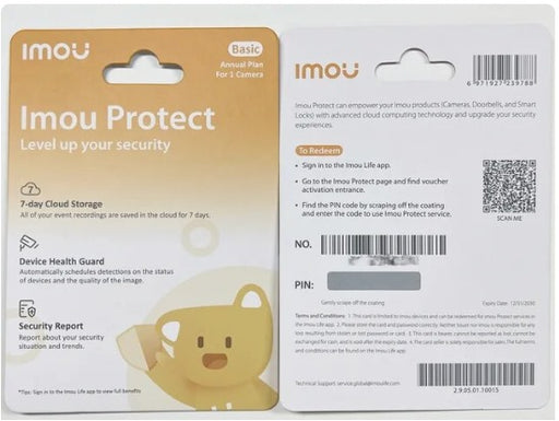 IMOU Protect Basic - Gift Card - Smart Home Group 