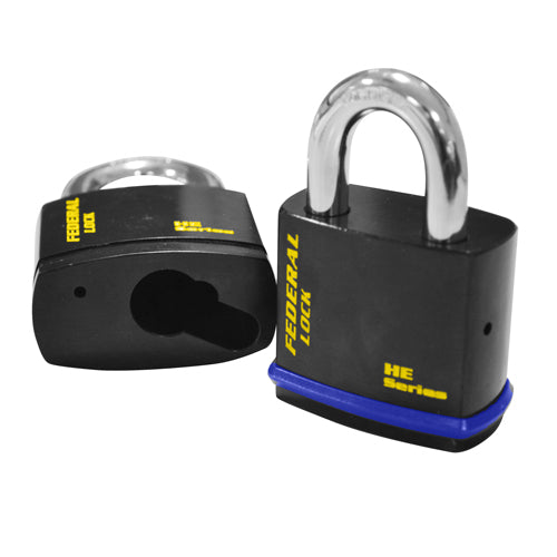 Federal Open Shackle Padlock Body to suit Euro Cylinders