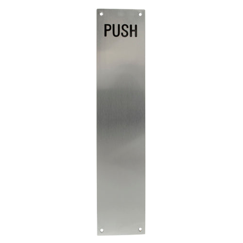 TSS Push Engraved Finger Plate - Smart Home Group 