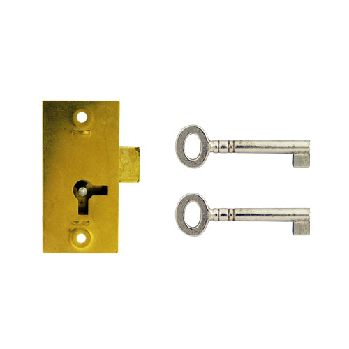 D12 1 LEVER STRAIGHT CUPBOARD LOCK