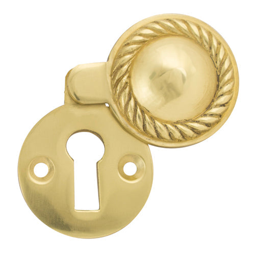 TSS Georgian Round Covered UK Key Escutcheons - Smart Home Group 