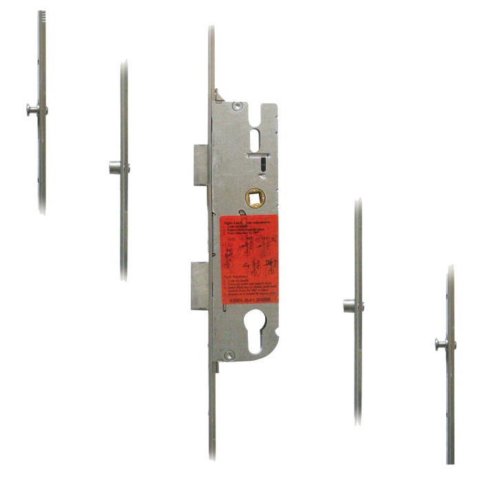 GU Secury Europa Lever Operated Latch & Deadbolt Split Spindle - 2 Roller & 2 Mushrooms - Smart Home Group 