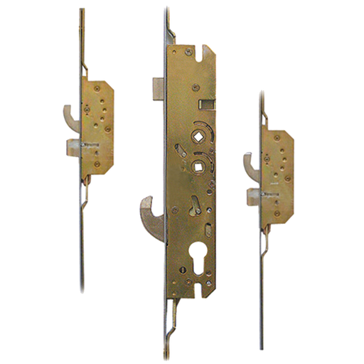 MILLENCO Lever Operated Latch & Hookbolt Twin Spindle - 2 Hook 2 Dead Bolt - Smart Home Group 