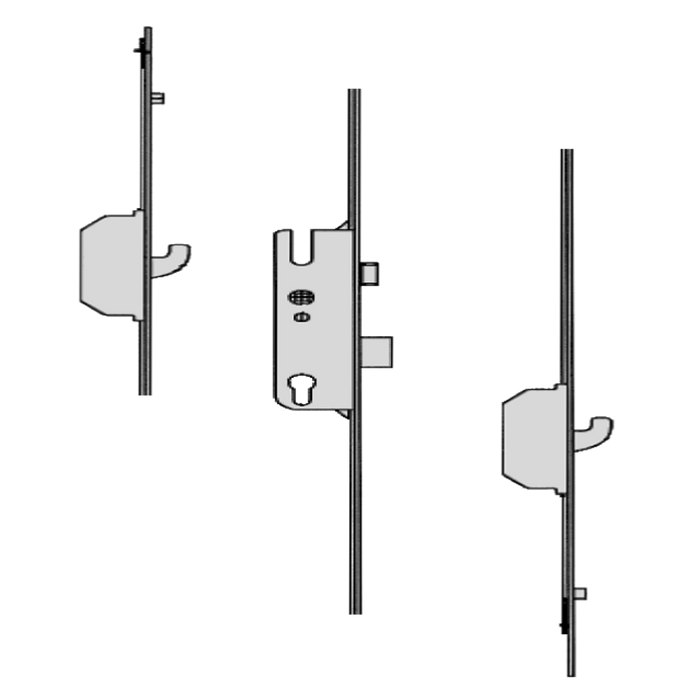 GU Secury Europa 2R/2SH 1050 Multipoint Lock - 2 Hook 2 Roller - Smart Home Group 