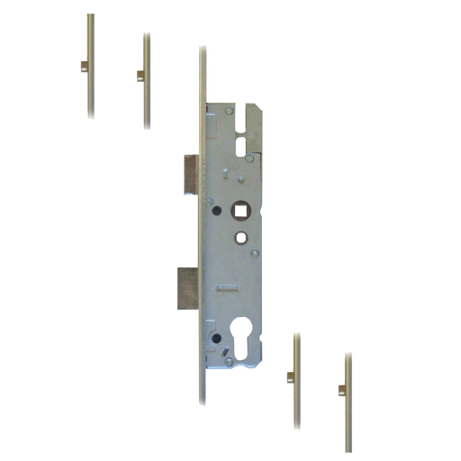 KFV Lever Operated Latch & Deadbolt `U` Rail - 4 Roller - Smart Home Group 