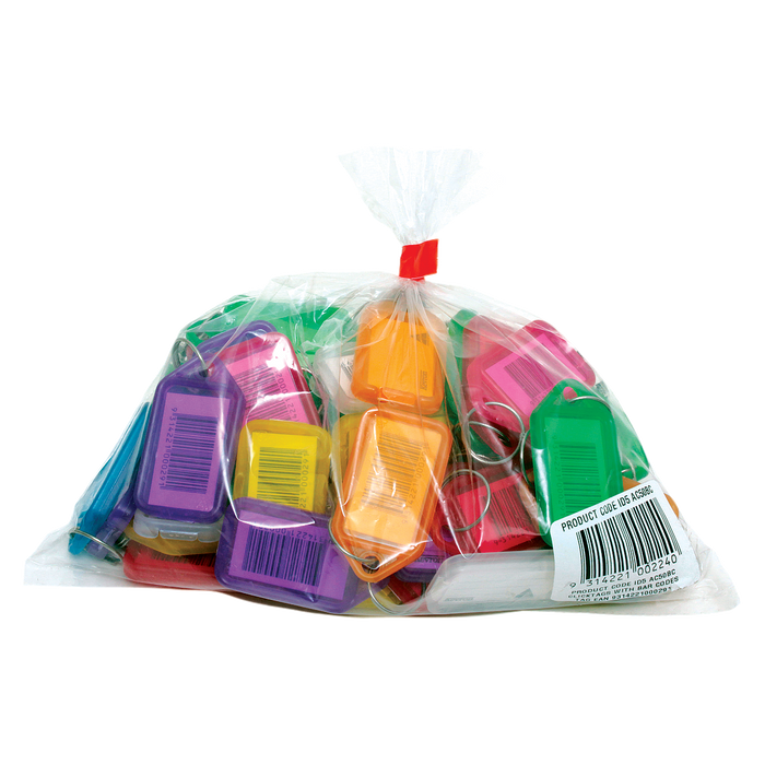 Kevron ID5 AC50 Tags Bag of 50 Assorted Colours