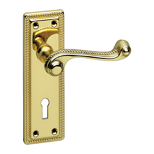 ASEC URBAN Classic Georgian Lever on Plate Lock Door Furniture - Smart Home Group 