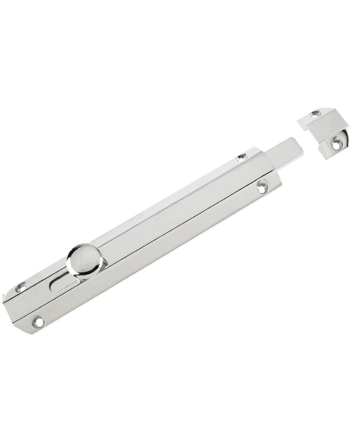 Zoo Chrome 8" Surface Non Locking Bolt - Smart Home Group 