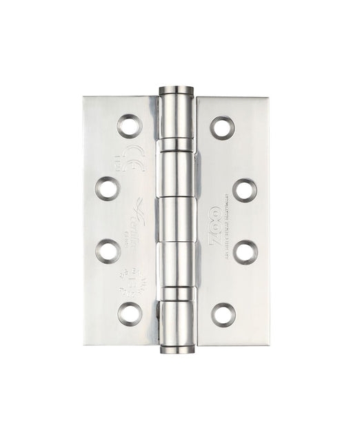 Zoo Chrome 4" Ball Bearing Hinges Grade 13 - SS201 - Pair and a Half - Smart Home Group 