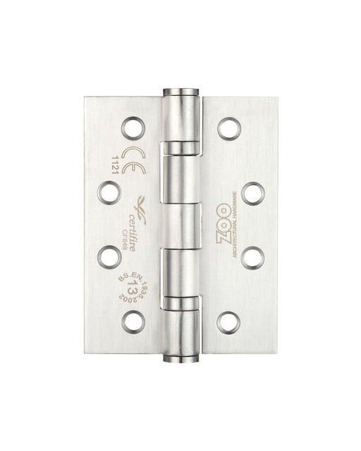 Zoo Satin 4" Ball Bearing Hinge Grade 13 - Pair and a Half - Smart Home Group 