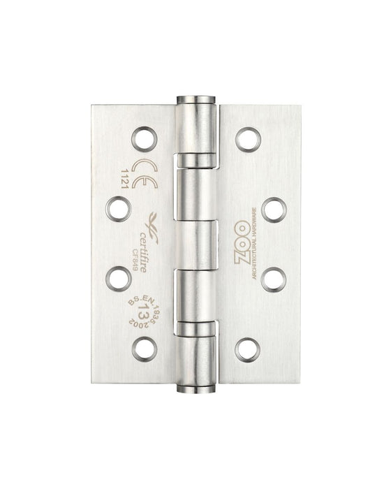 Zoo Satin 4" Ball Bearing Hinge Grade 13 - Pair and a Half - Smart Home Group 